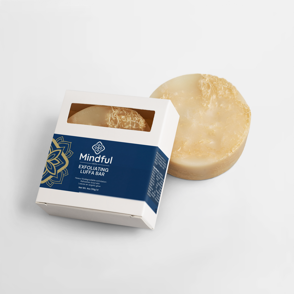 Exfoliating Luffa Bar detail 3 - Mindful Path