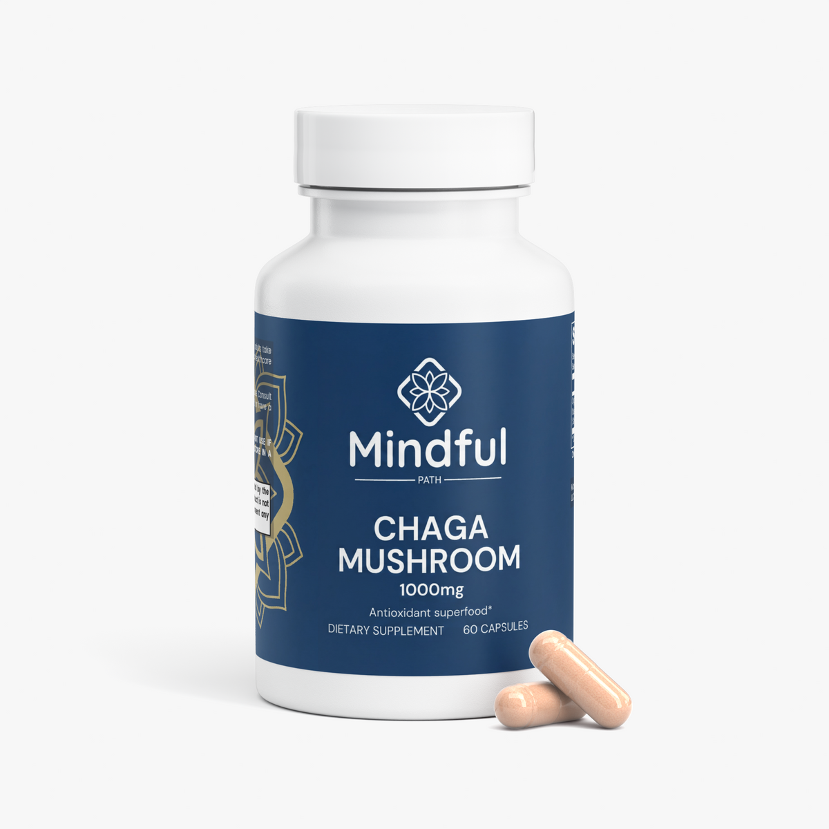 Chaga Mushroom label 2 - Mindful Path