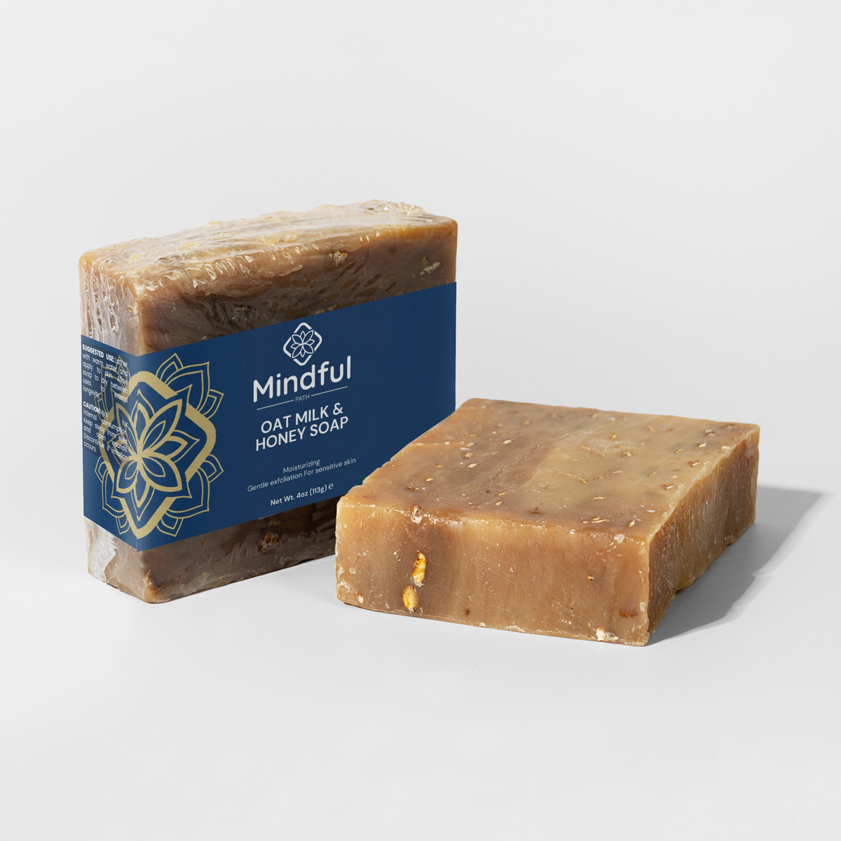 Oat Milk & Honey Soap detail 2 - Mindful Path