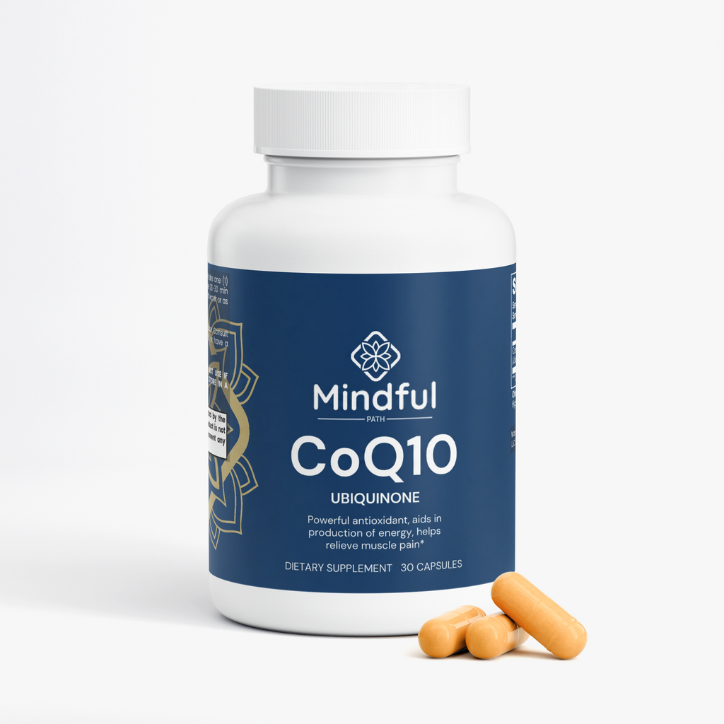 CoQ10 Ubiquinone label 2 - Mindful Path
