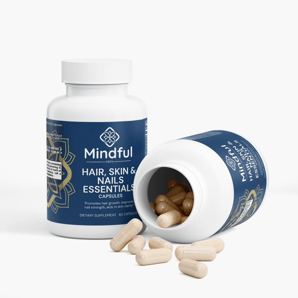 Hair, Skin and Nails Essentials supplement facts panel 3 - Mindful Path