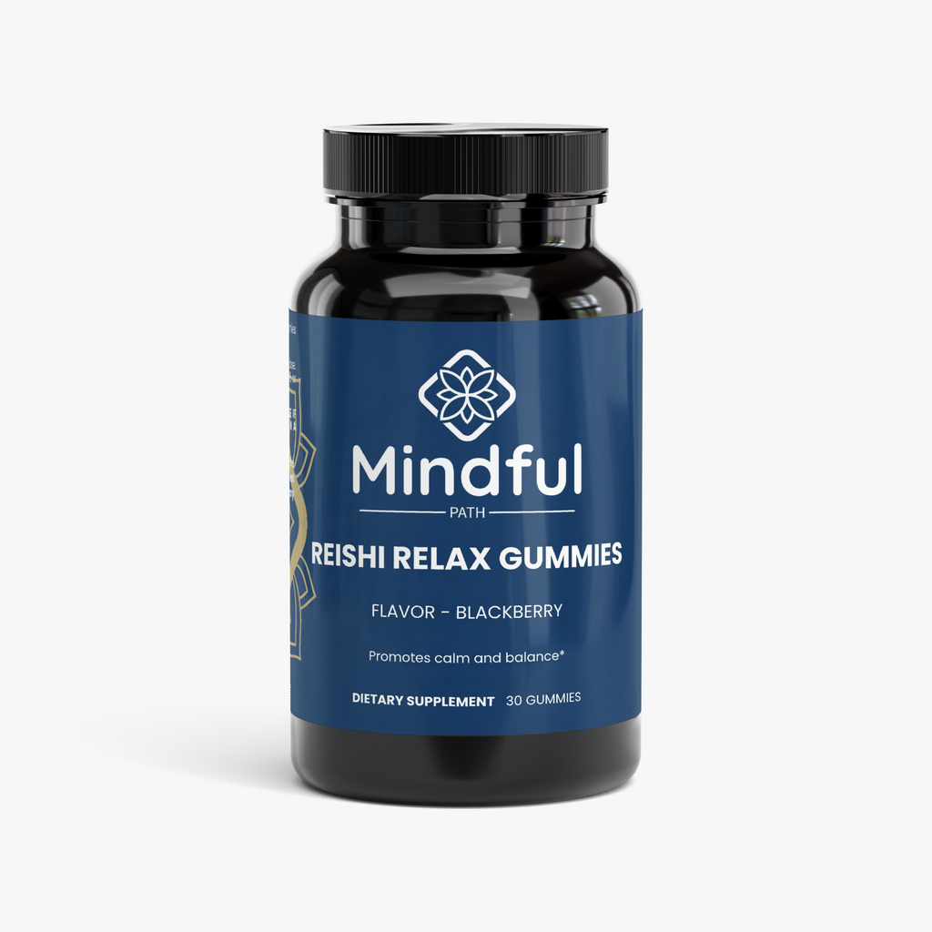 Reishi Relax Gummies bottle - Mindful Path