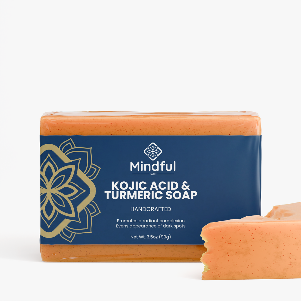 Kojic Acid & Turmeric Soap detail 2 - Mindful Path
