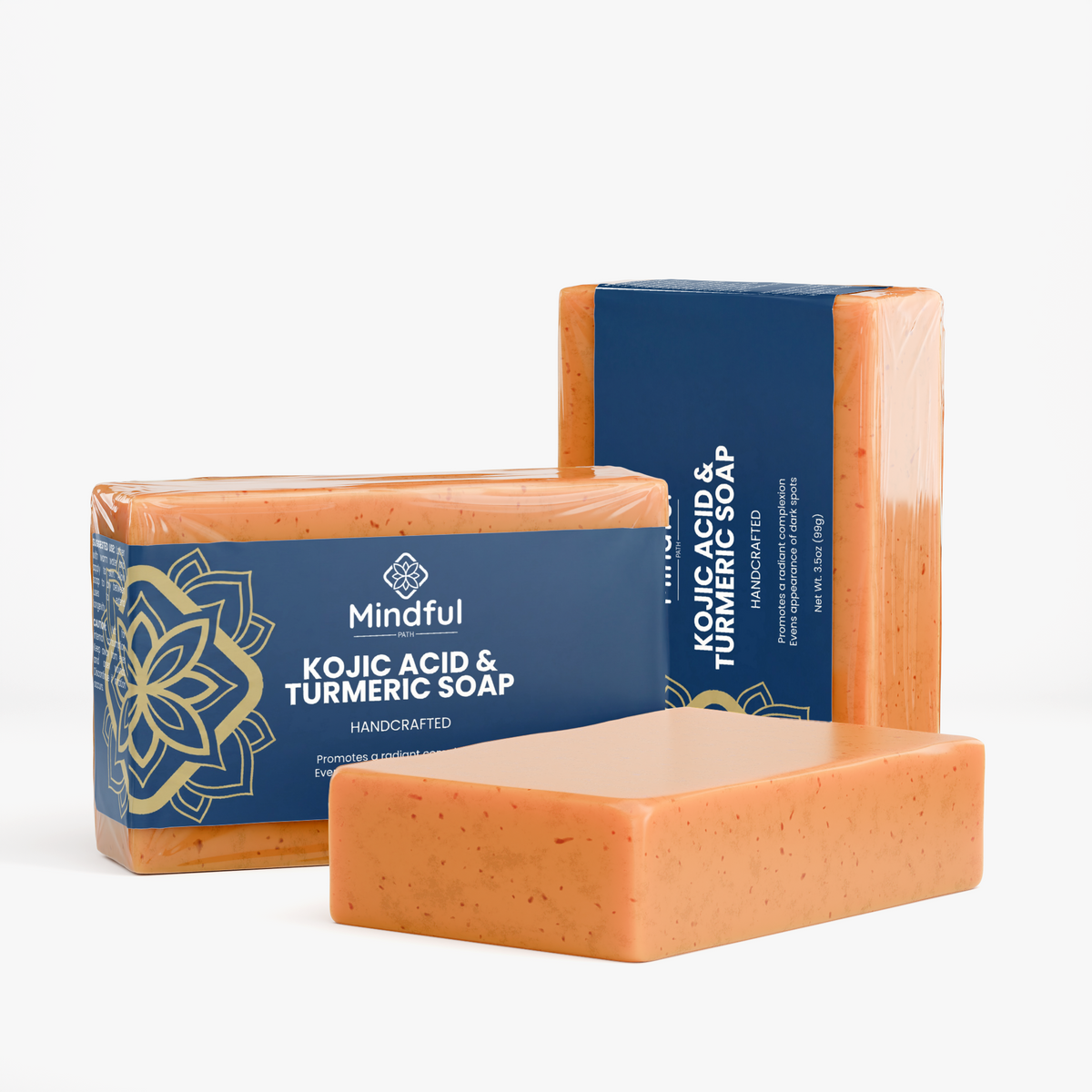 Kojic Acid & Turmeric Soap detail 3 - Mindful Path