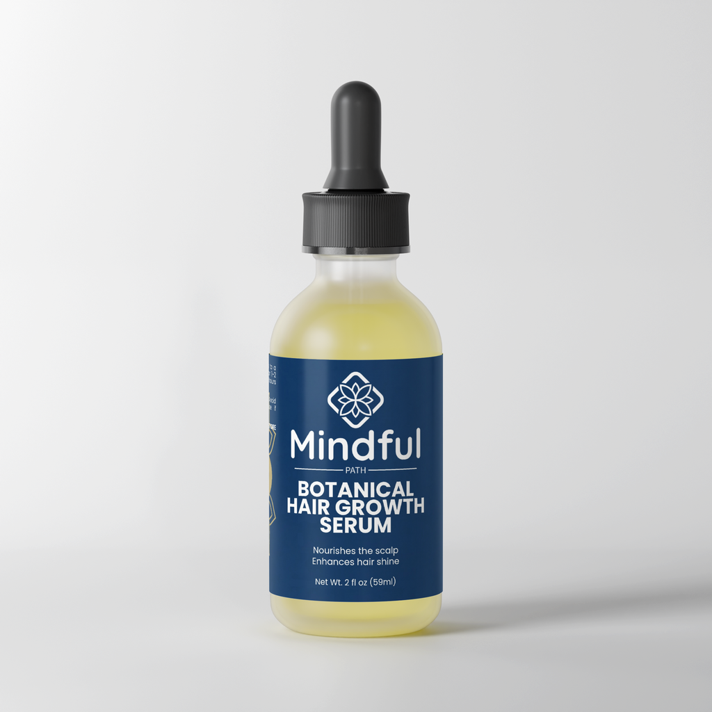 Botanical Hair Growth Serum label 2 - Mindful Path