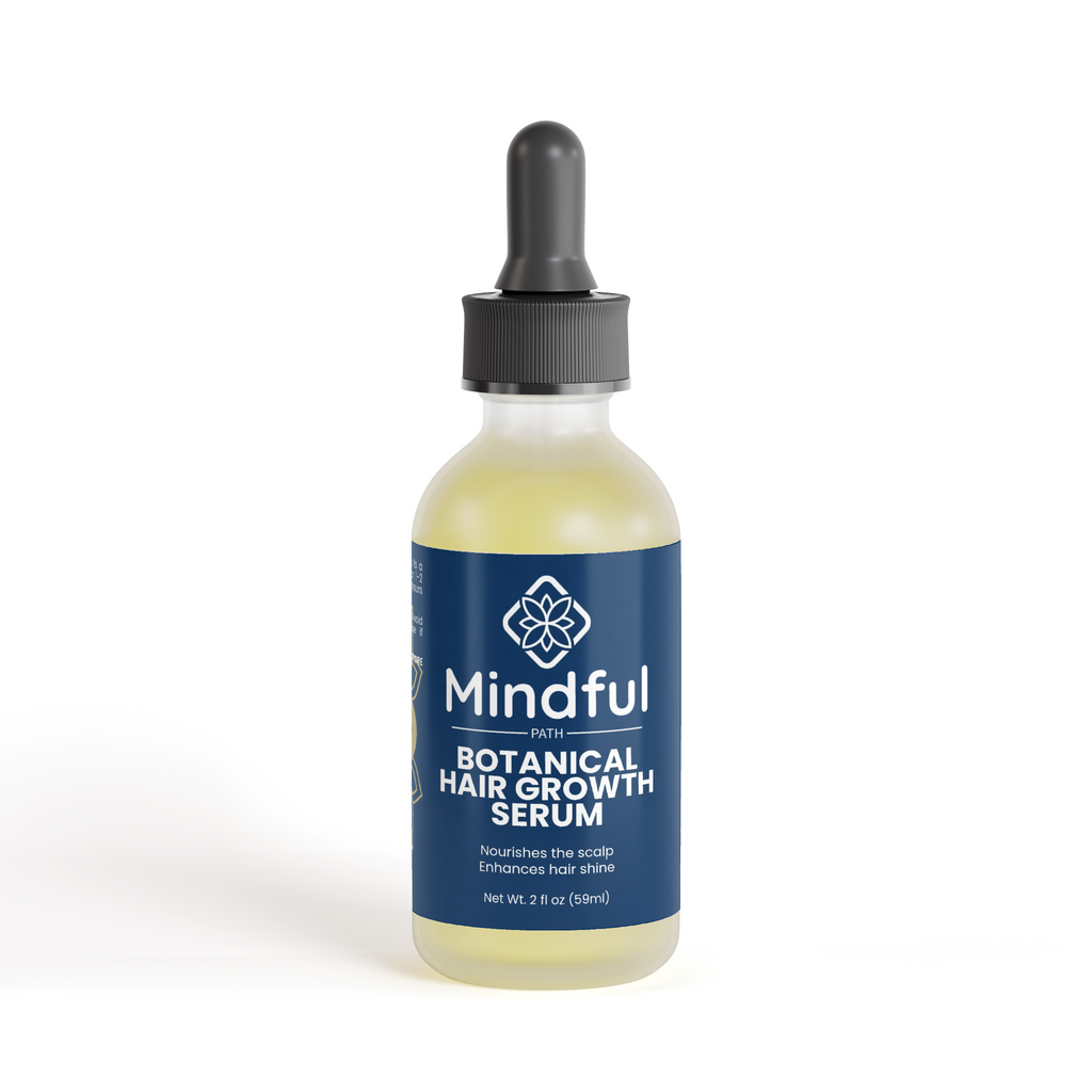Botanical Hair Growth Serum bottle - Mindful Path