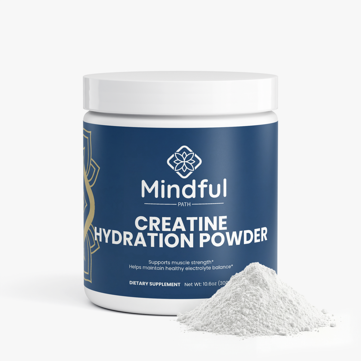 Creatine Hydration Powder label 2 - Mindful Path