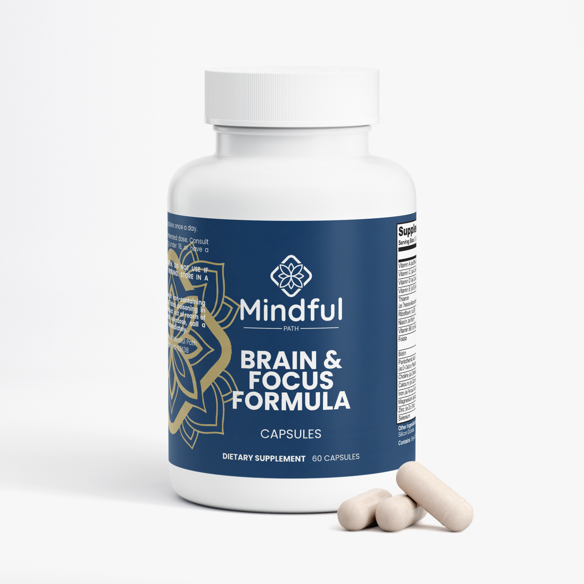Brain & Focus Formula label 2 - Mindful Path