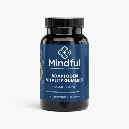 Adaptogen Vitality Gummies bottle - Mindful Path