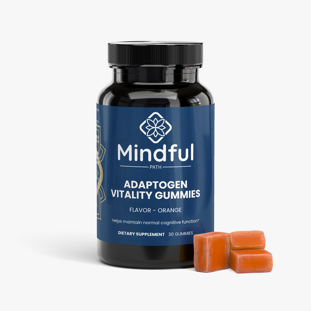 Adaptogen Vitality Gummies label 2 - Mindful Path