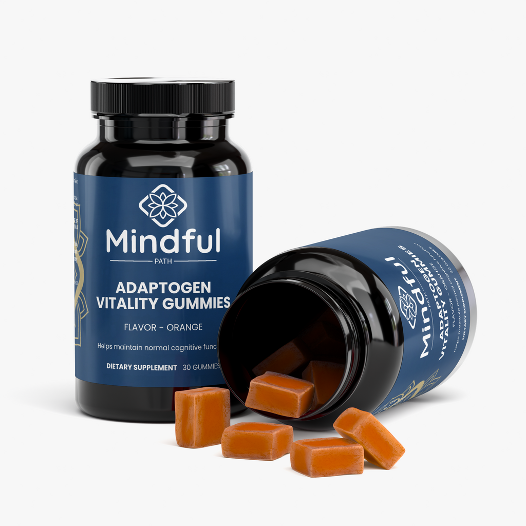 Adaptogen Vitality Gummies supplement facts panel 3 - Mindful Path