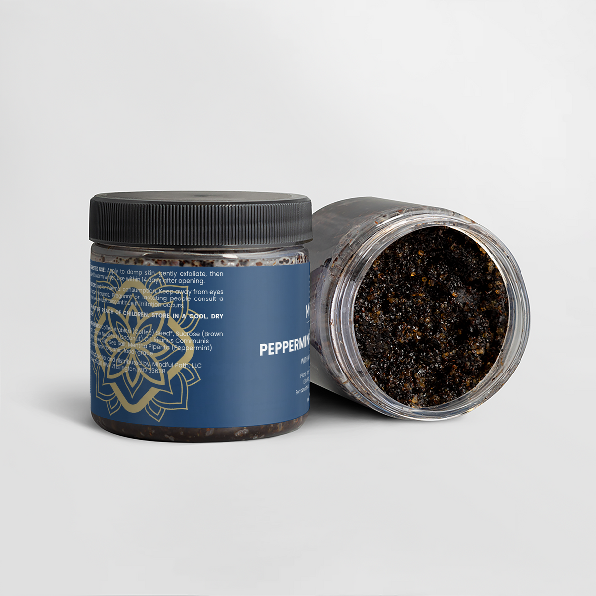 Peppermint Coffee Scrub detail 3 - Mindful Path