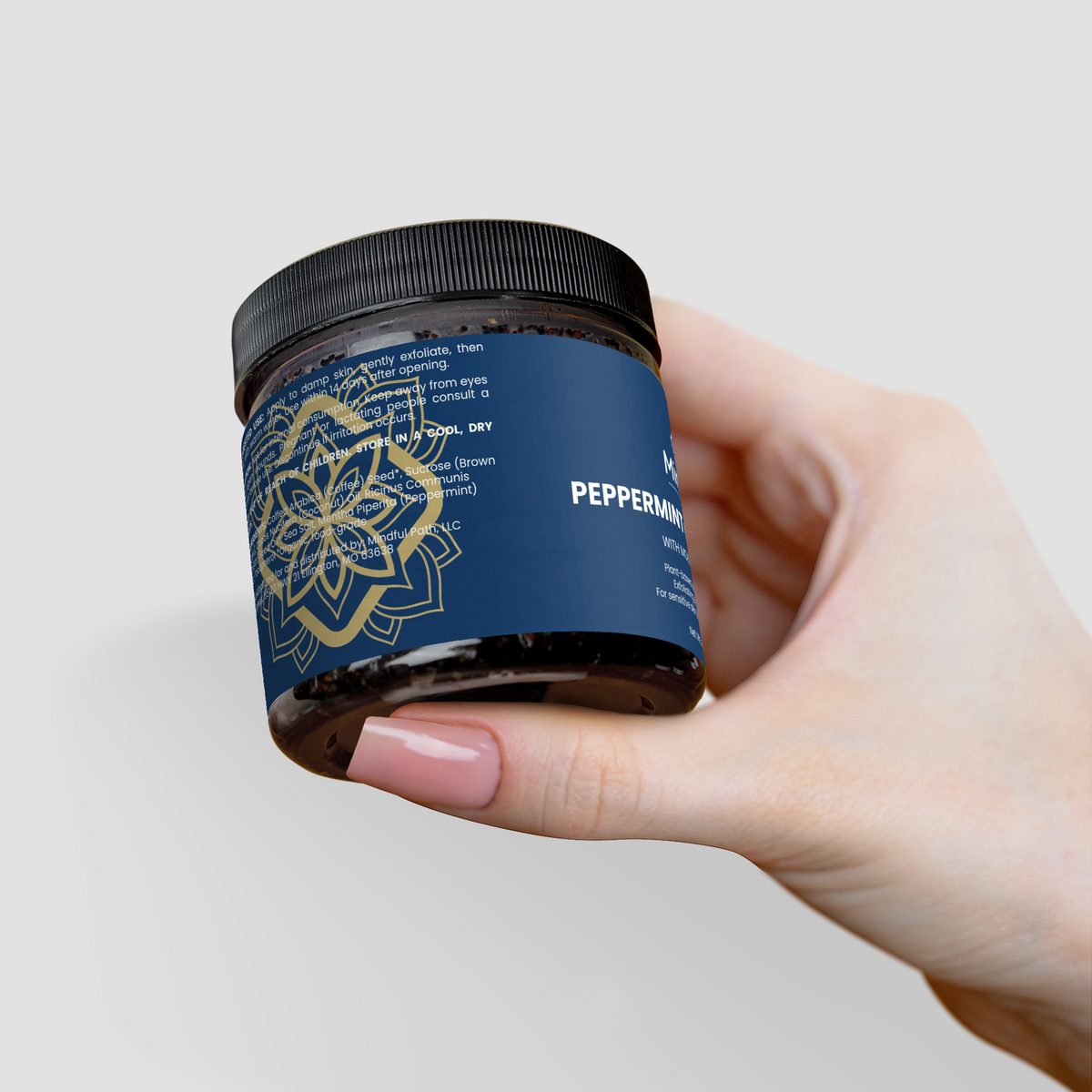 Peppermint Coffee Scrub