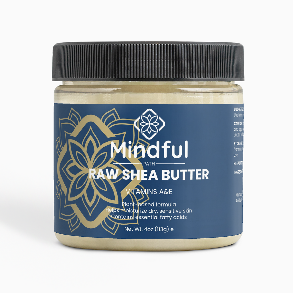 Raw Shea Butter jar - Mindful Path
