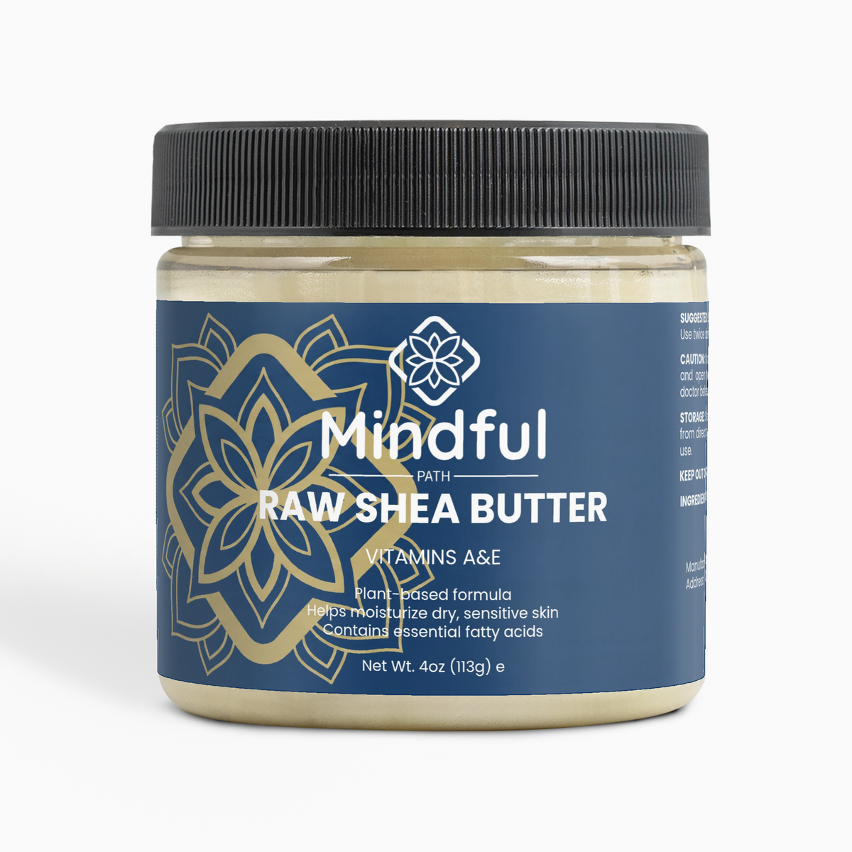 Raw Shea Butter jar - Mindful Path