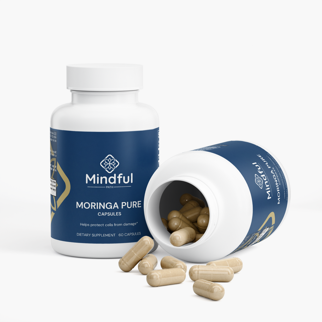 Moringa Pure supplement facts panel 3 - Mindful Path