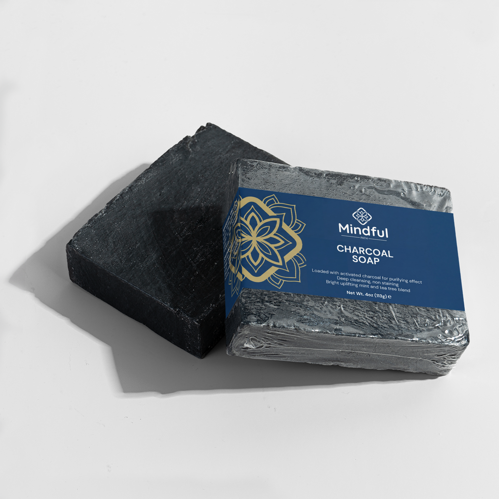 Activated Charcoal Soap detail 3 - Mindful Path