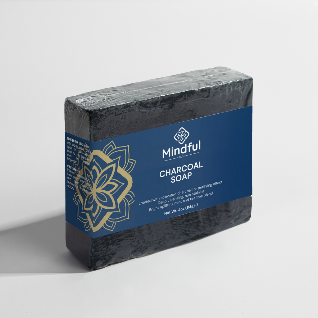 Activated Charcoal Soap detail 2 - Mindful Path