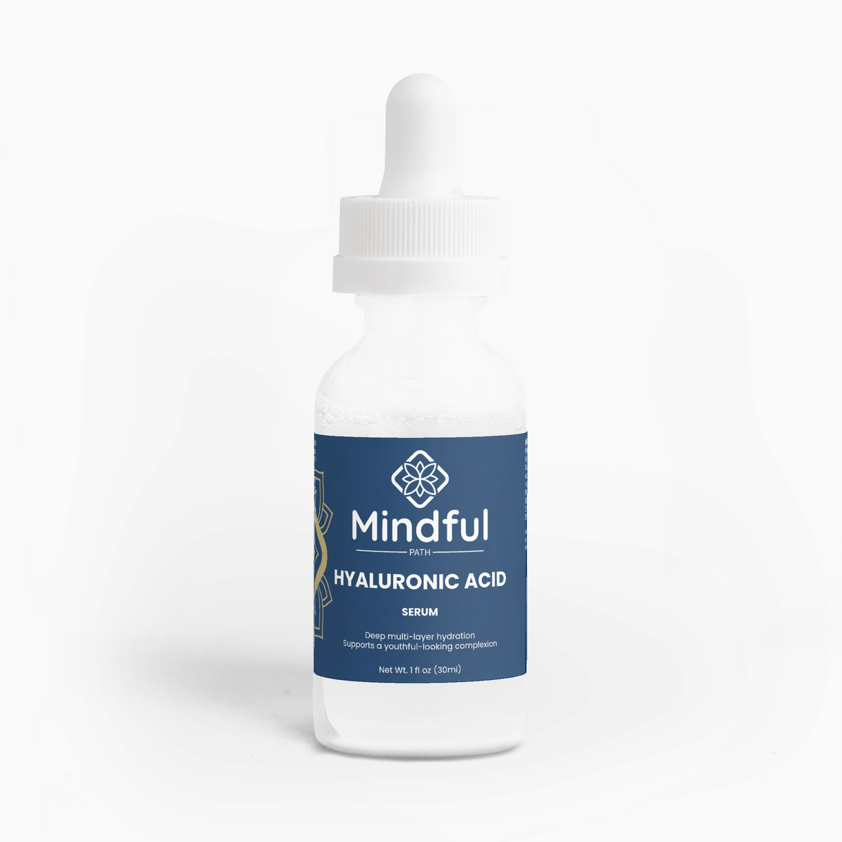 Hyaluronic Acid Serum bottle - Mindful Path