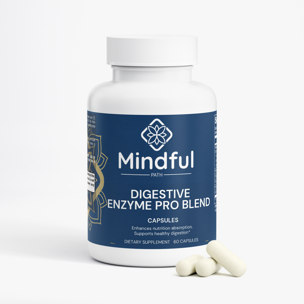 Digestive Enzyme Pro Blend label 2 - Mindful Path