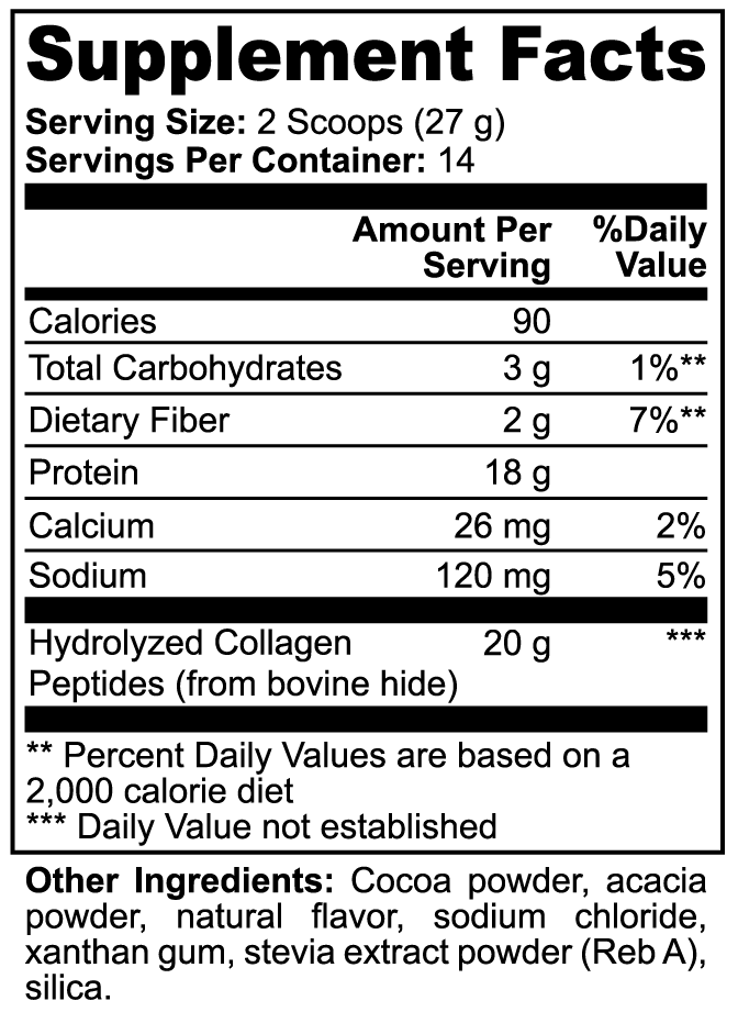 Grass-Fed Collagen Peptides Powder (Chocolate) lifestyle photo 5 - Mindful Path